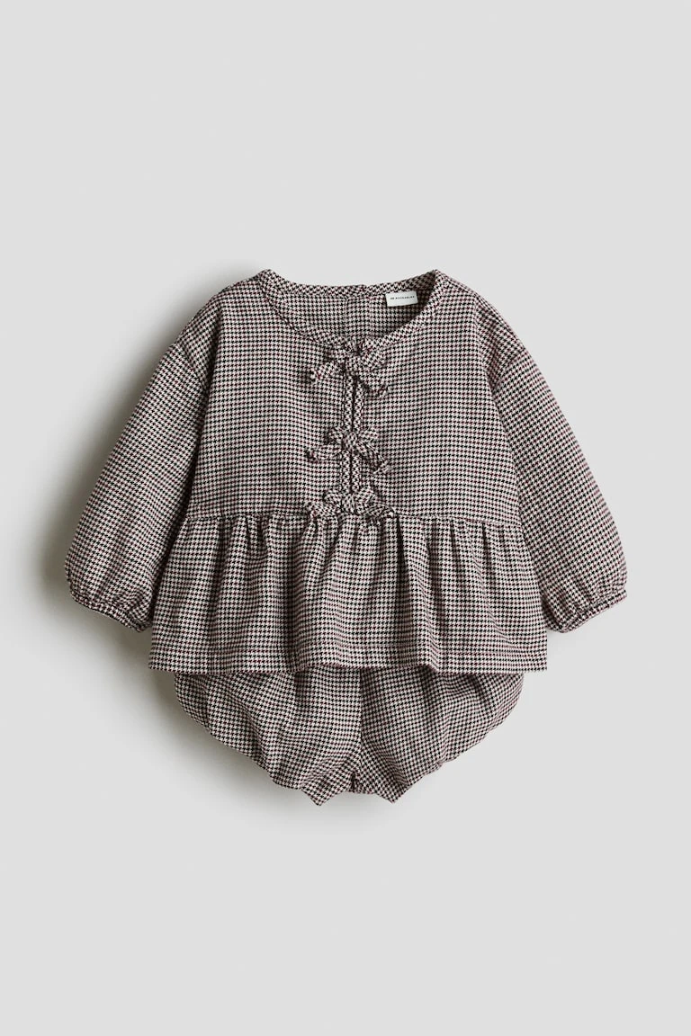 Ensemble 2 pièces en twill de coton