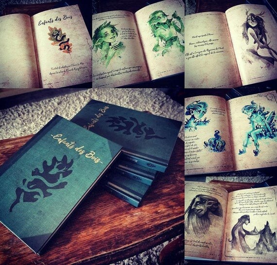 LIVRE ILLUSTRÉ - Enfants des Bois