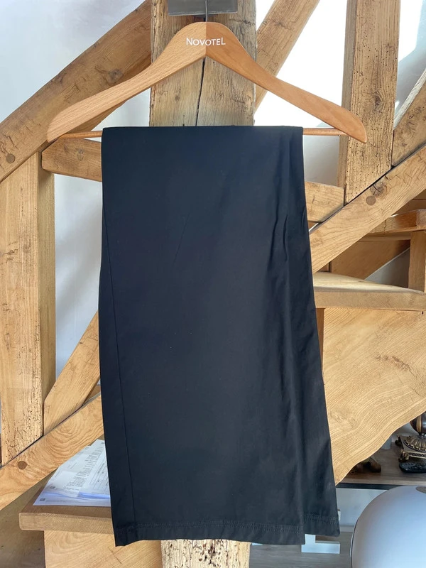 Pantalon droit wide leg