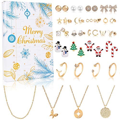 Calendrier de l'avent 2022 Bijoux pour Filles 