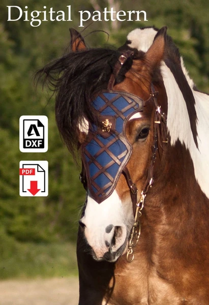 Chamfron #3 avec MOTIF NUMÉRIQUE Criss-Cross - pdf + dxf