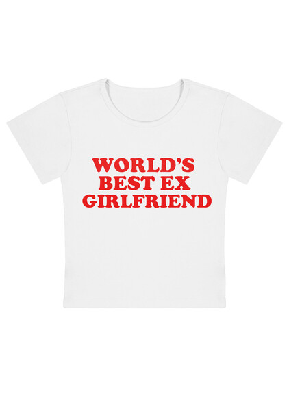 Best Ex Girlfriend Y2k Baby Tee