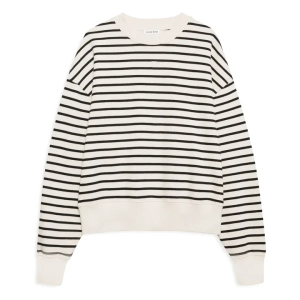 Sweat Dean Rayé | Noir