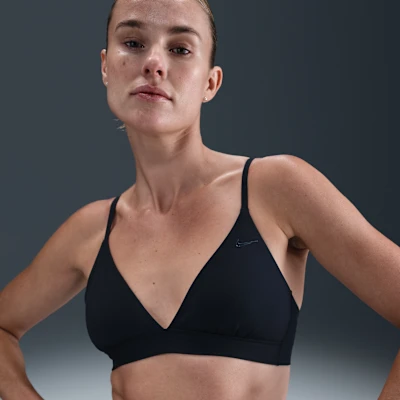 Brassière de sport triangle non rembourrée à maintien léger Nike Form pour femme