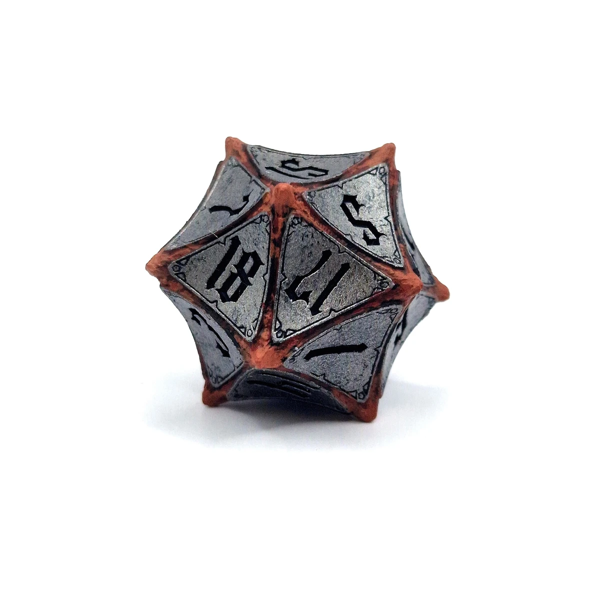 D20 Dice Baldur's Gate 3 Themed - Hand Painted Astral Prism