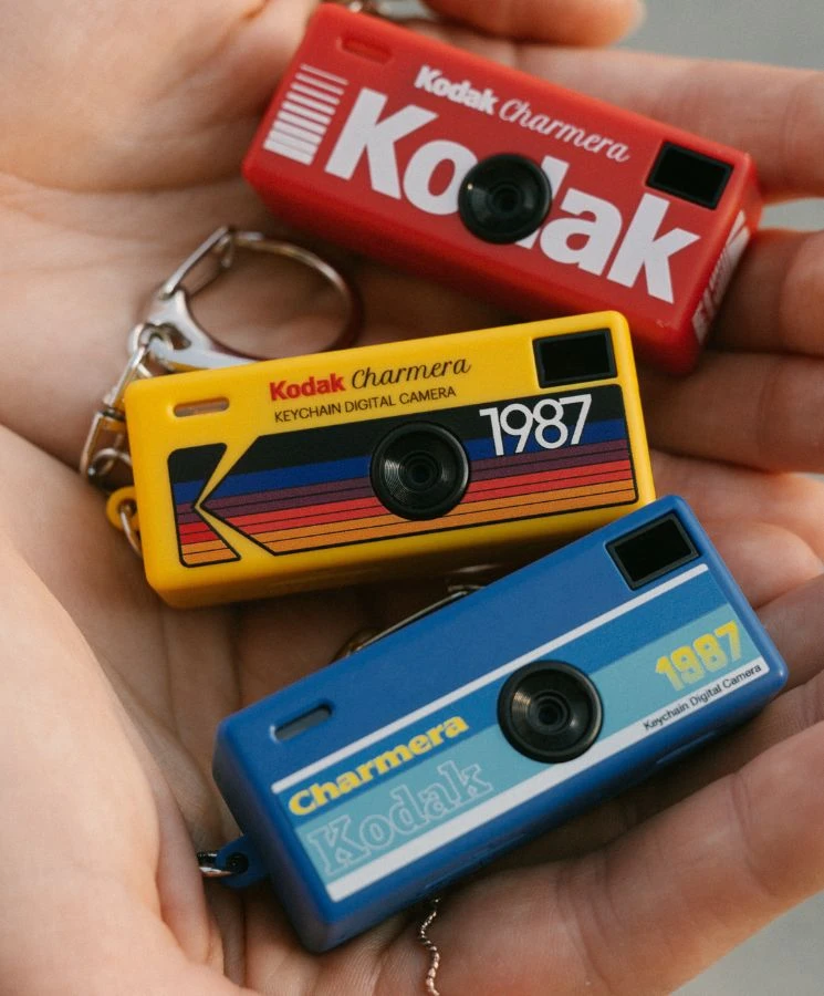 KODAK CHARMERA Appareil Photo Numérique Porte-clés – Blind Box + couleur secrète possible