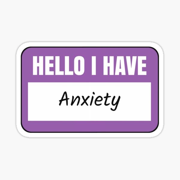 bonjour j'ai des angoisses | Sticker