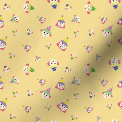 Clown Time Fabric | Spoonflower