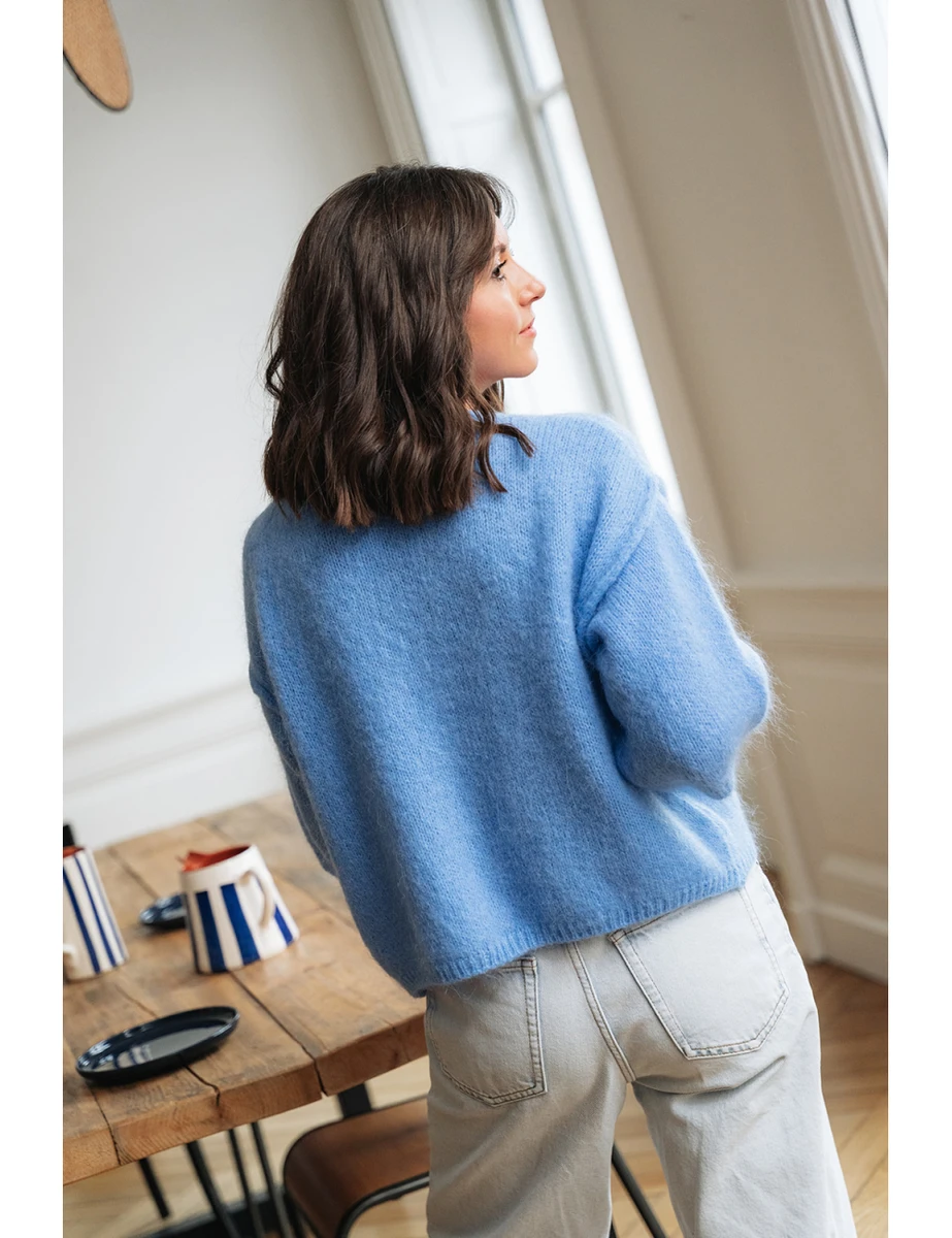 Pull Milano bleuet