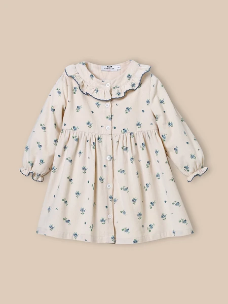 Robe en velours bébé