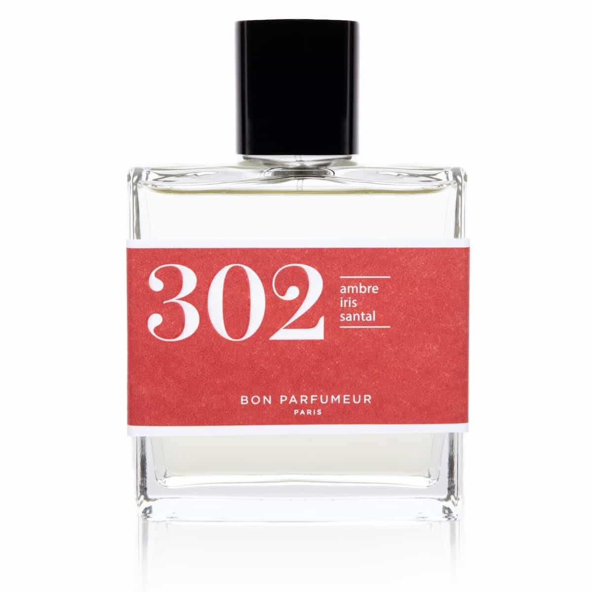 Eau de parfum 302 à l'ambre, iris et bois de santal