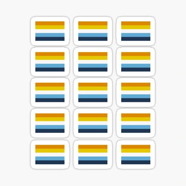 Aroace - Paquet de drapeaux de fierté | Sticker