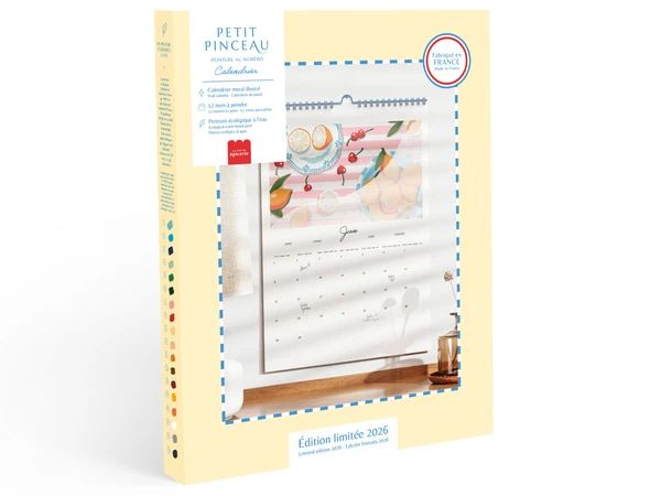 Calendrier à peindre - édition 2026 - peinture au numéro - Petit Pinceau Default Title