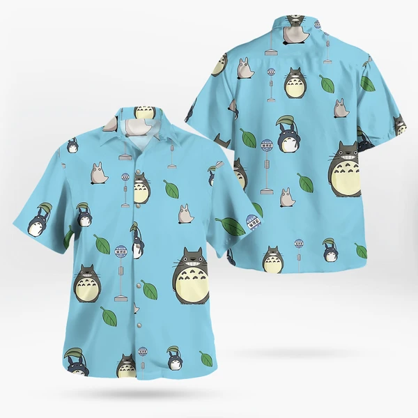 Studio Ghibli Button Up Shirt Trendy 2025 For Sale | Tropi Hawaiian Shirts Store