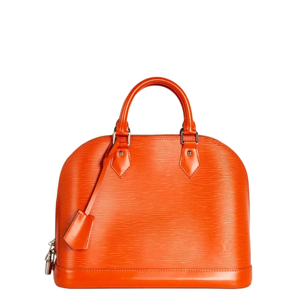 Sac Alma PM Vintage en cuir épi orange