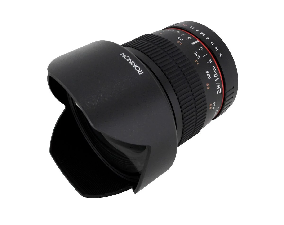 Rokinon | Objectif ultra grand angle F2.8 ED AS NCS CS 10 mm pour appareils photo numériques Olympus et Panasonic Micro 4/3 (MFT) (10M-MFT)