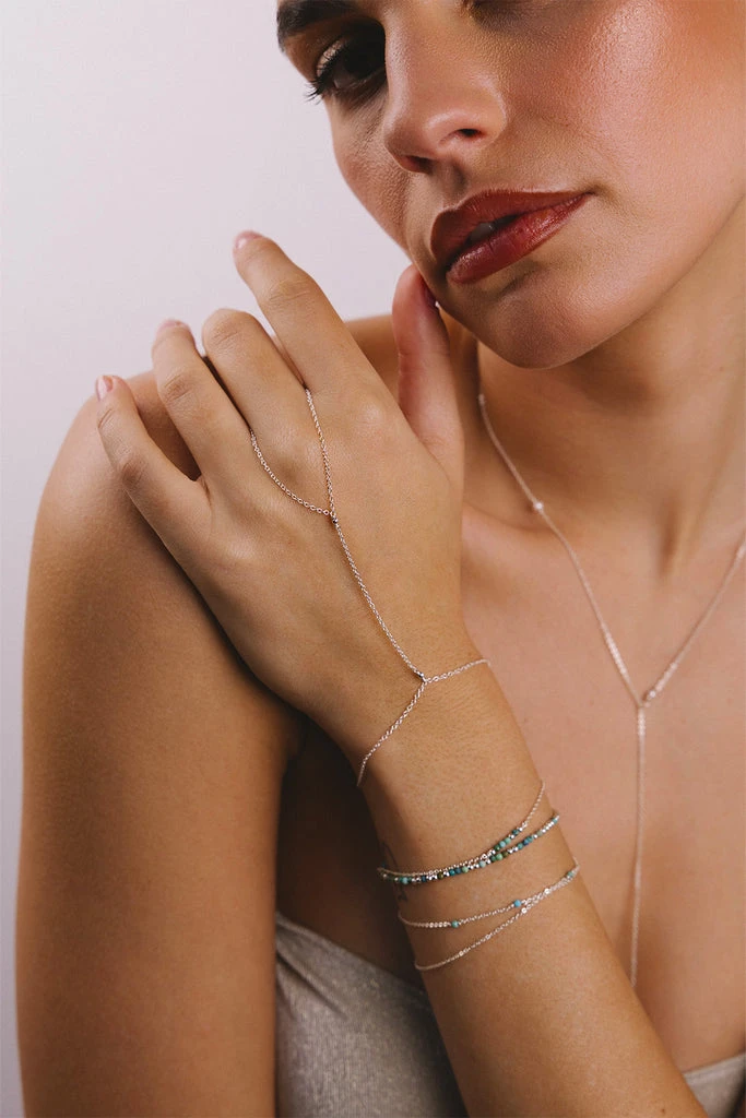 Chain hand jewel - Silver