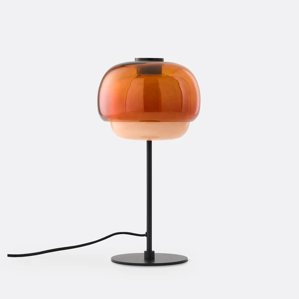 Lampe à poser en verre coloré, KINOKO