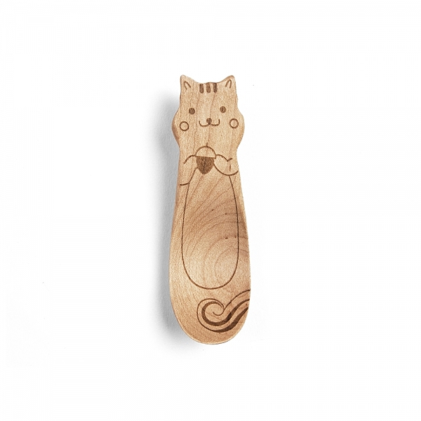Cuillère écureuil en bois par TOUGEI Co. chez Maison Godillot