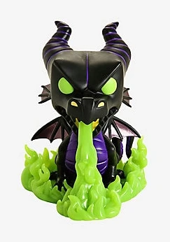 Funko Pop! Disney Villains Maleficent as the Dragon Glow-in-the-Dark 6 Inch Vinyl Figure - BoxLunch Exclusive