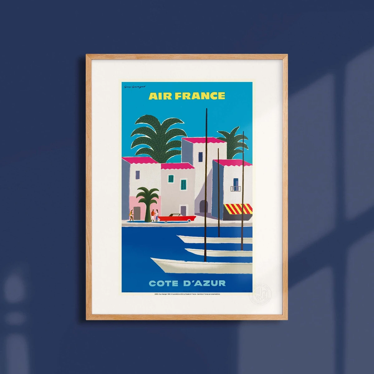 Affiche Air France - Côte d'Azur