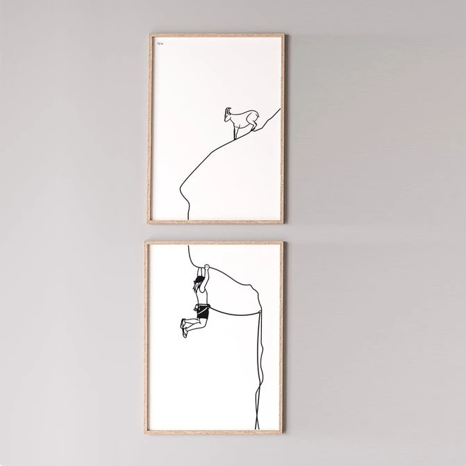 Duo d'Affiches - Les Sportifs - Escalade