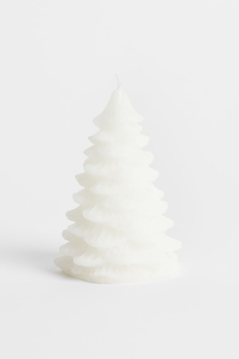 Bougie en forme de sapin