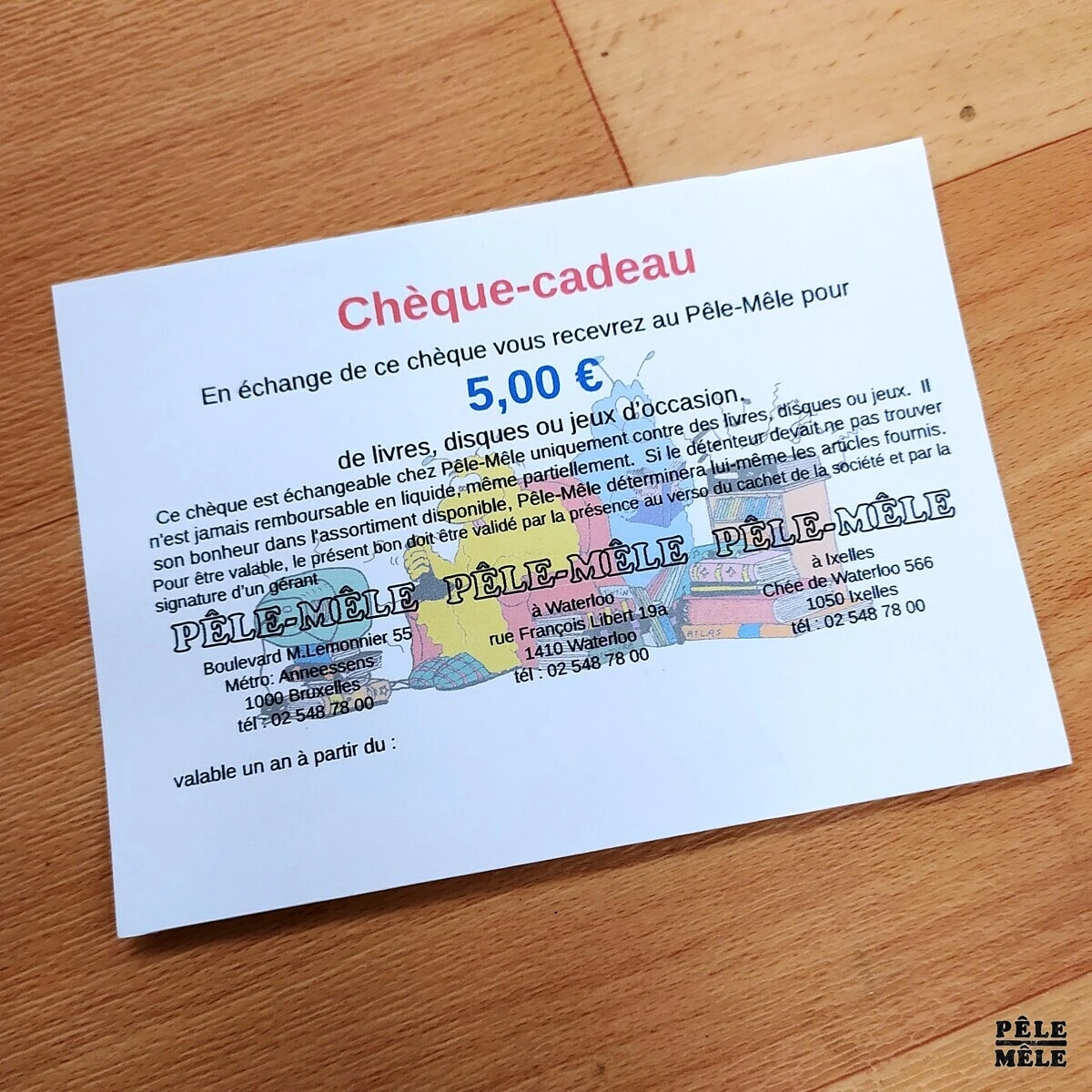 Chèque-cadeau PELE MELE !