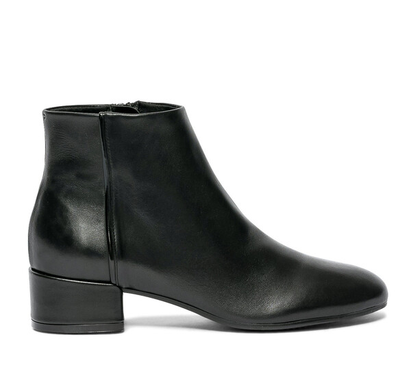 Boots noir en cuir