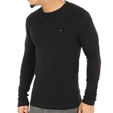 Tommy Hilfiger - Tee Shirt Manches Longues Original 4409 Noir - LaBoutiqueOfficielle.com