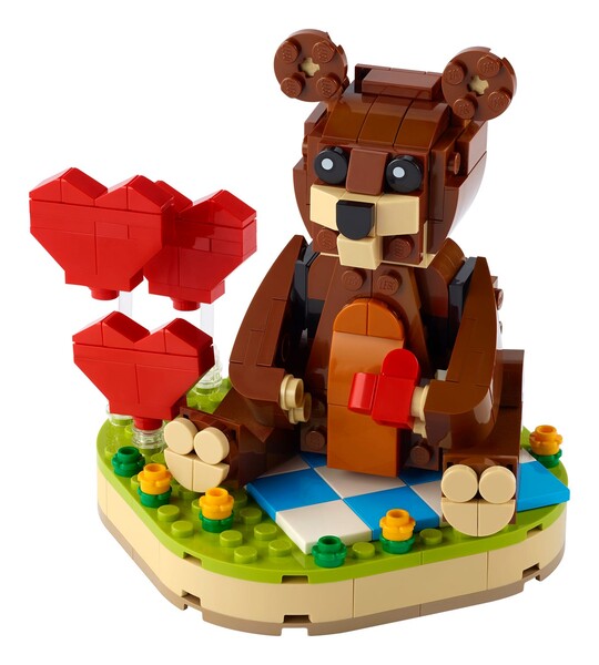 L'ours brun de la Saint-Valentin 40462 | Divers | Boutique LEGO® officielle FR 