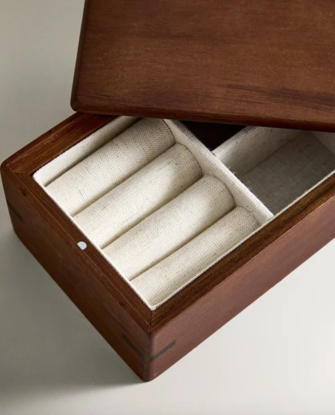 Boîte à bijoux bois petit format