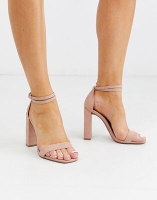 Sandales minimalistes à talons - Beige | ASOS