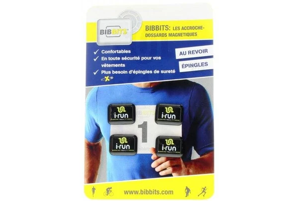 i-run.fr Aimants Accroche-Dossards