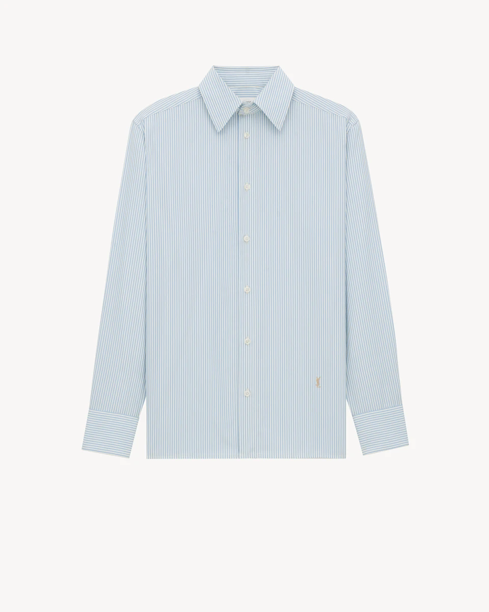 chemise CASSANDRE en popeline à rayures