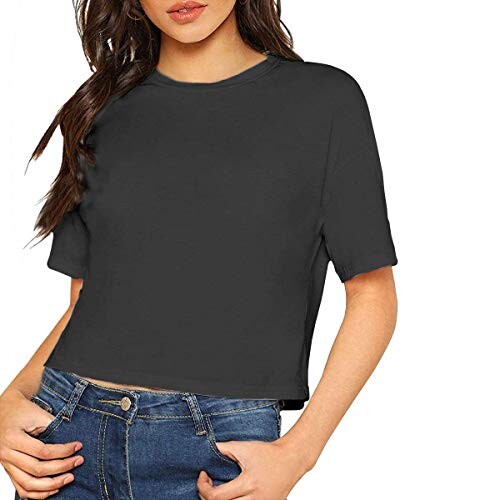 Jeffhd_tee Cats are People Too Navel Tshirt Crop Top Women
