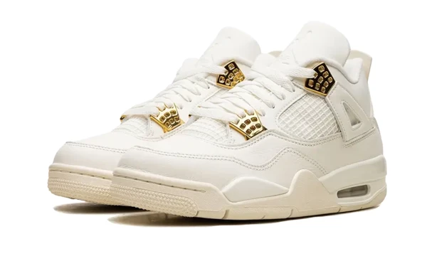 Air Jordan 4 Sail Metallic Gold
