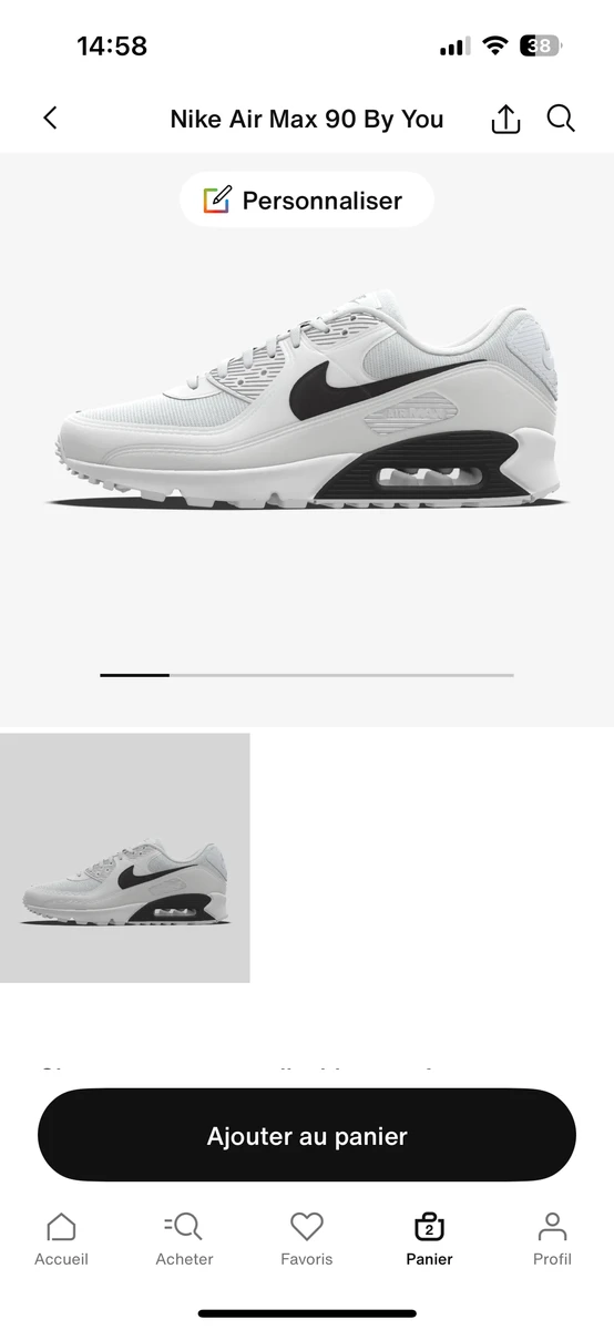 Air Max 90 personnalise