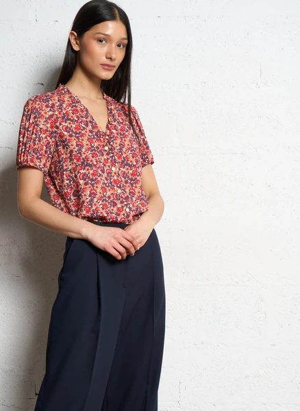 CHEMISIER DROIT IMPRIMé ECRU I CODE - FEMME | Place des Tendances