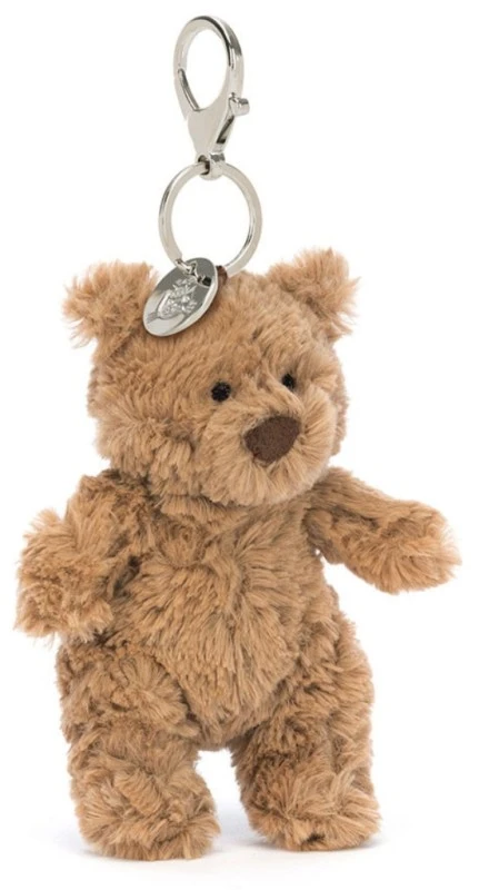 Jellycat - Porte clé ours bartholomew Doudouplanet, Livraison Gratuite 24/48h