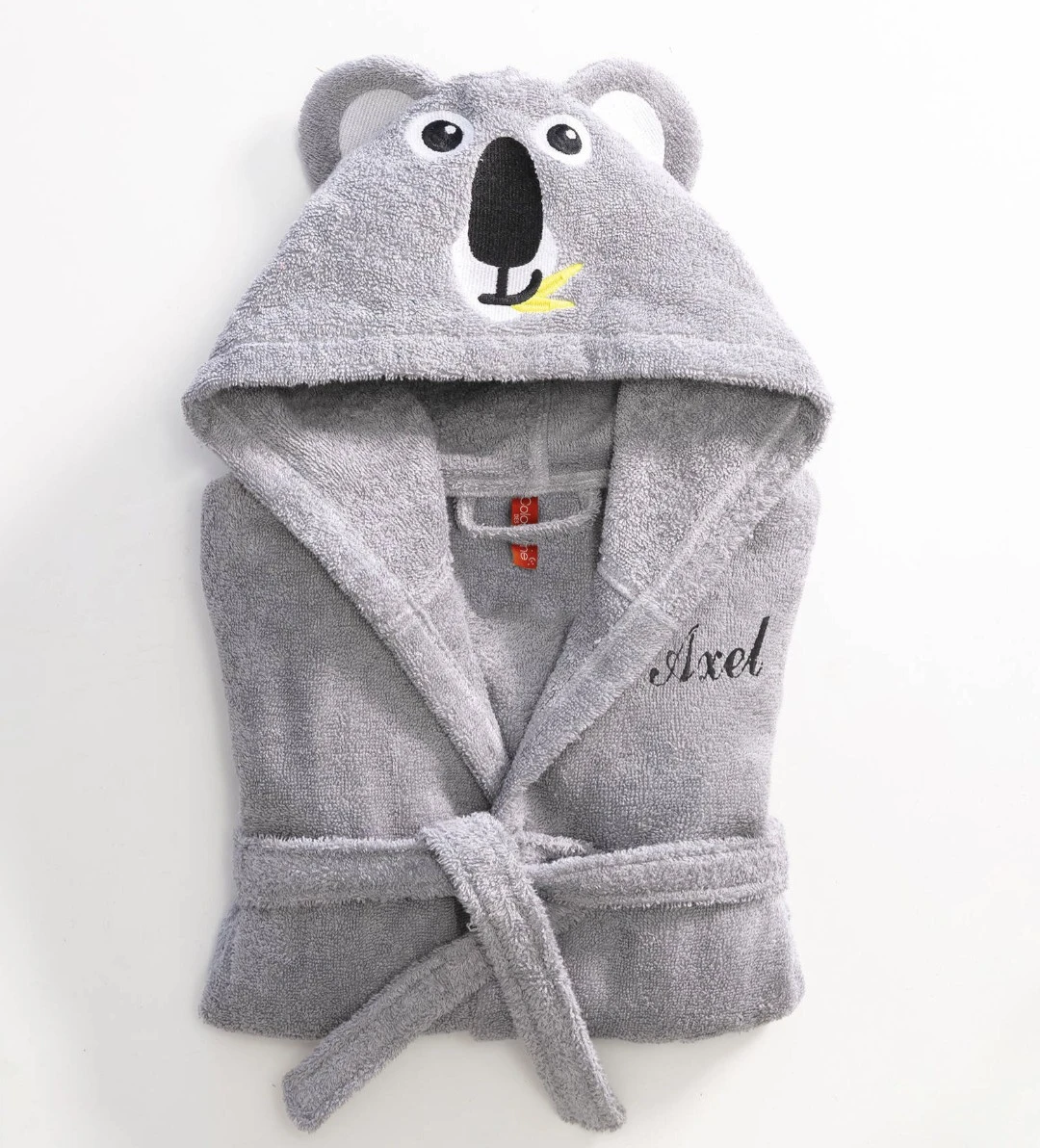 Peignoir de bain enfant personnalisable koala à capuche