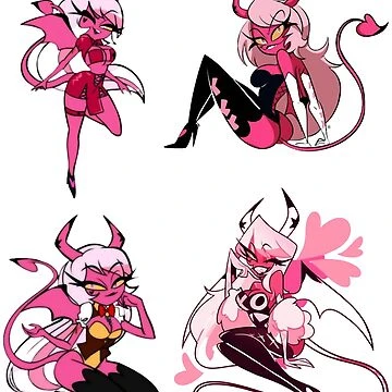 Verosika Mayday Meilleures filles Verosika Helluva Boss Pack | Sticker