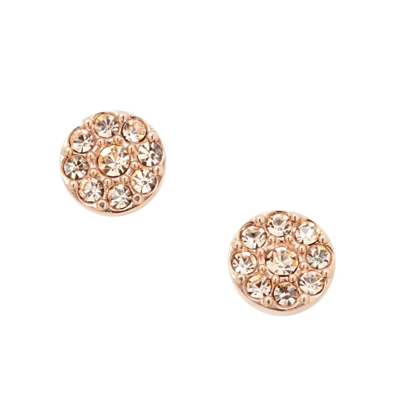 Boucles d'oreilles FOSSIL Femme Acier Doré Rose - JF00830791