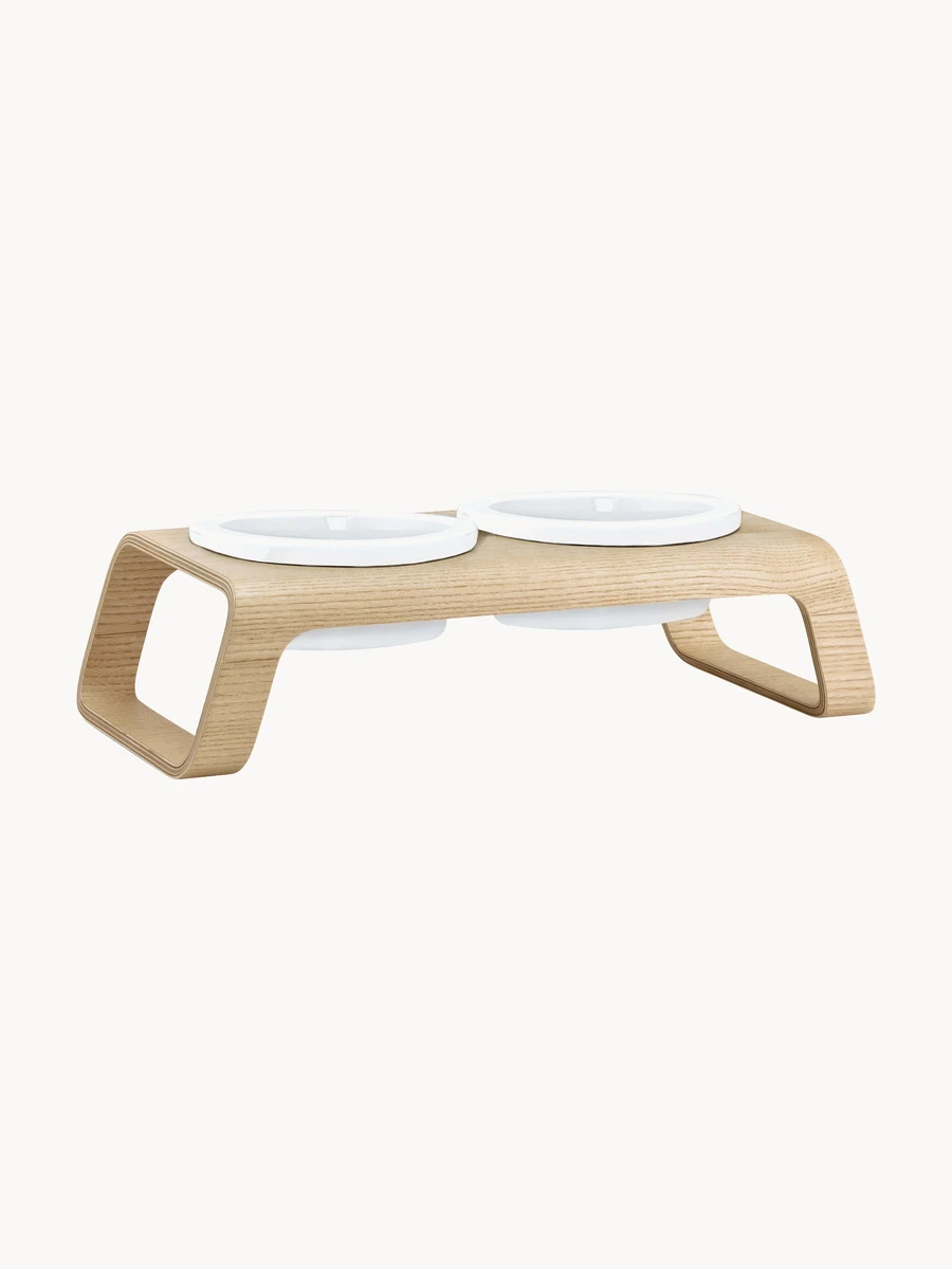 Gamelle pour chien avec support Desco, haut. 10 cm