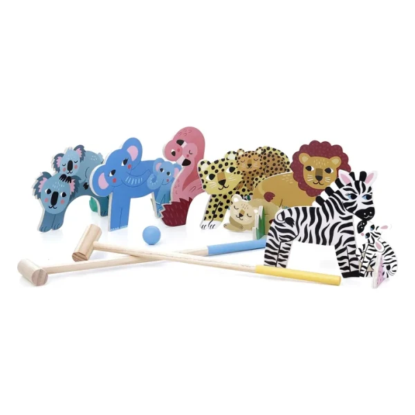 Croquet en bois Petit Safari