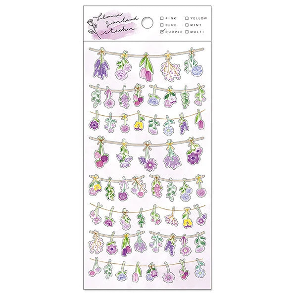 Stickers Flower Land - Purple