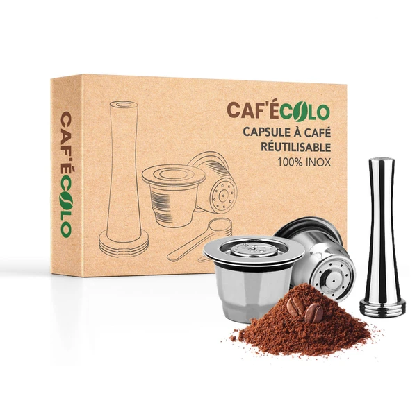 Reusable Nespresso capsule, 100% stainless steel, by Cafecolo™