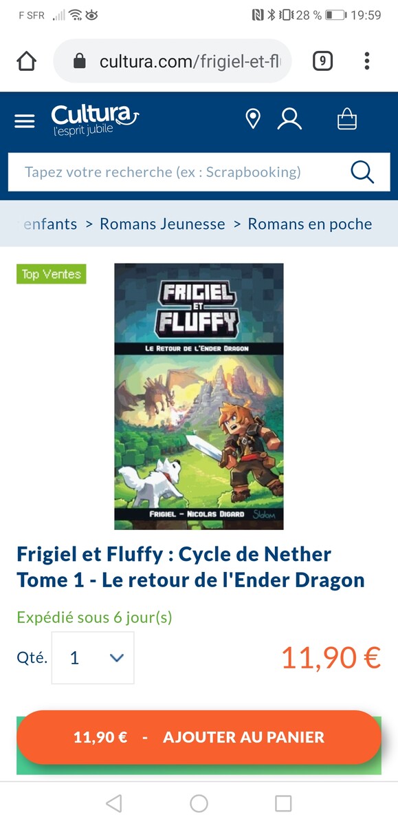 Frigiel et fluffy-- cycle du nether - tome 1