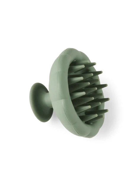 Brosse de shampooing | Silicone. 8,4 x 7 cm. | Coral