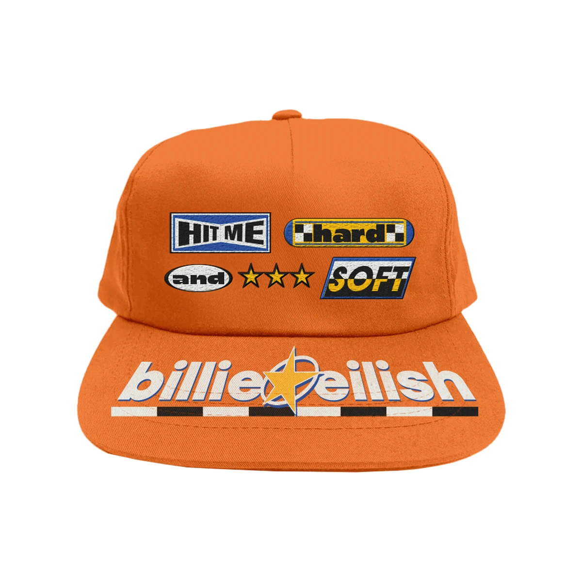 Orange HIT ME HARD AND SOFT Snapback - Store Billie Eilish